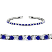 2-Carat-Diamond-Tennis-Bracelet-With-Blue-Sapphire-In-White-Gold-FDBRC8635ROGSABLANGLE2-2.00-CT-NL-WG