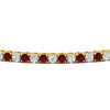 Load image into Gallery viewer, 2-Carat-Diamond-Tennis-Bracelet-With-Red-Ruby-In-Yellow-Gold-FDBRC8635ROGRUDRANGLE5-2.00-CT-NL-YG