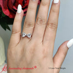 Load image into Gallery viewer, 2-Ct-double-heart-diamond-bow-ring-in-14k-white-gold-FD8238-fancy-image-1