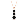 Load image into Gallery viewer, 2-carat-3-stone-classic-black-diamond-pendant-in-rose-gold-FDPD11293GBLACKANGLE1-2.00CT-NL-RG.jpg?v=1752569881