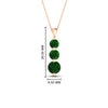 Load image into Gallery viewer, 2-carat-3-stone-classic-emerald-pendant-in-rose-gold-FDPD11293GEMGRANGLE1-2.00CT-NL-RG-HW.jpg?v=1752569881