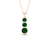 Load image into Gallery viewer, 2-carat-3-stone-classic-emerald-pendant-in-rose-gold-FDPD11293GEMGRANGLE1-2.00CT-NL-RG.jpg?v=1752569881