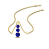 Load image into Gallery viewer, 2-carat-3-stone-classic-sapphire-pendant-in-yellow-gold-FDPD11293GSABL-2.00CT-NL-YG.jpg?v=1752569882