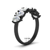 Load image into Gallery viewer, 2-carat-7-seven-stone-diamond-teardrop-wedding-band-in-black-gold-fdwb8008peangle2-2.00ct-nl-bg-hw.jpg