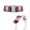 Load image into Gallery viewer, 2-carat-7-seven-stone-pink-sapphire-teardrop-wedding-band-in-white-gold-fdwb8008pegsadrpiangle3-2.00ct-nl-wg.jpg