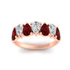 Load image into Gallery viewer, 2-carat-7-seven-stone-ruby-teardrop-wedding-band-in-rose-gold-fdwb8008pegrudrangle5-2.00ct-nl-rg.jpg