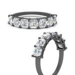 Load image into Gallery viewer, 2-carat-basket-prong-7-asscher-cut-anniversary-ring-in-black-gold-FD10118B-0.30-ANGLE3-NL-BG