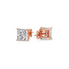 Load image into Gallery viewer, 2-carat-basket-stud-earring-diamond-princess-cut-in-rose-gold-FDEAR-10411PRANGLE3-2.00CT-NL-RG.jpg?v=1763113297