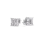 Load image into Gallery viewer, Princess Cut Diamond Stud Earring
