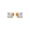 Load image into Gallery viewer, 2-carat-basket-stud-earring-diamond-princess-cut-in-yellow-gold-FDEAR-10411PR-2.00CT-NL-YG.jpg?v=1763113297