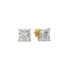 Load image into Gallery viewer, 2-carat-basket-stud-earring-diamond-princess-cut-in-yellow-gold-FDEAR-10411PRANGLE1-2.00CT-NL-YG.jpg?v=1763113297