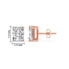 Load image into Gallery viewer, Radiant Diamond Basket Stud Earring