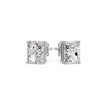 Load image into Gallery viewer, Radiant Diamond Basket Stud Earring