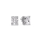 Load image into Gallery viewer, Radiant Diamond Basket Stud Earring