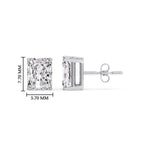 Load image into Gallery viewer, Radiant Diamond Basket Stud Earring