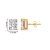Load image into Gallery viewer, Radiant Diamond Basket Stud Earring