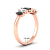 Load image into Gallery viewer, 2-carat-black-diamond-marquise-classic-wedding-band-5-stone-in-rose-gold-fdwb8008mqblackangle2-2.00ct-nl-rg-hw.jpg