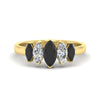Load image into Gallery viewer, 2-carat-black-diamond-marquise-classic-wedding-band-5-stone-in-yellow-gold-fdwb8008mqblacksleep-2.00ct-nl-yg.jpg