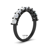 Load image into Gallery viewer, 2-carat-classic-cushion-cut-9-stone-diamond-wedding-ring-in-black-gold-fdwb8008cuangle2-2.00ct-nl-bg-hw?v=1773384936