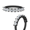 Load image into Gallery viewer, 2-carat-classic-cushion-cut-9-stone-diamond-wedding-ring-in-black-gold-fdwb8008cuangle3-2.00ct-nl-bg?v=1773384936