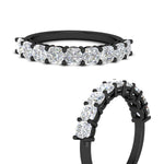 Load image into Gallery viewer, 2-carat-classic-cushion-cut-9-stone-diamond-wedding-ring-in-black-gold-fdwb8008cuangle3-2.00ct-nl-bg?v=1773384936