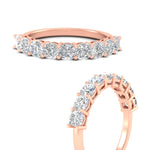 Load image into Gallery viewer, 2-carat-classic-cushion-cut-9-stone-diamond-wedding-ring-in-rose-gold-fdwb8008cuangle3-2.00ct-nl-rg?v=1773384936