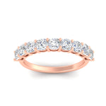 Load image into Gallery viewer, 2-carat-classic-cushion-cut-9-stone-diamond-wedding-ring-in-rose-gold-fdwb8008cuangle5-2.00ct-nl-rg?v=1773384936