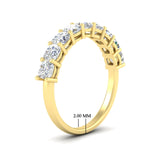 Load image into Gallery viewer, 2-carat-classic-cushion-cut-9-stone-diamond-wedding-ring-in-yellow-gold-fdwb8008cuangle2-2.00ct-nl-yg-hw?v=1773384936