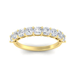 Load image into Gallery viewer, 2-carat-classic-cushion-cut-9-stone-diamond-wedding-ring-in-yellow-gold-fdwb8008cuangle5-2.00ct-nl-yg?v=1773384936