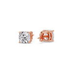 Load image into Gallery viewer, Cushion Diamond Basket Stud Earring