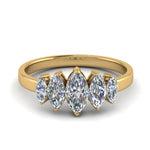 Load image into Gallery viewer, 2-carat-diamond-marquise-ring-5-stone-in-yellow-gold-FD8008-2.0CTMQB-NL-YG.jpg
