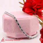 Load image into Gallery viewer, 2-carat-diamond-tennis-bracelet-with-black-diamond-in-white-gold-fdbrd8635ro-2-00-ct-fancy-nl-wg