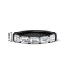 Load image into Gallery viewer, 2-carat-diamond-wedding-ring-stack-emerald-cut-in-black-gold-FD8126EMB-2.00CT-NL-BG-HW
