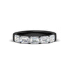 Load image into Gallery viewer, 2-carat-diamond-wedding-ring-stack-emerald-cut-in-black-gold-FD8126EMB-2.00CT-NL-BG