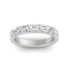 Load image into Gallery viewer, 2-carat-diamond-wedding-ring-stack-emerald-cut-in-white-gold-FD8126EMBANGLE5-2.00CT-NL-WG