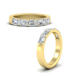 Load image into Gallery viewer, 2-carat-diamond-wedding-ring-stack-emerald-cut-in-yellow-gold-FD8126EMBANGLE3-2.00CT-NL-YG