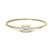Load image into Gallery viewer, 2-carat-emerald-cut-diamond-bezel-set-chain-bracelet-in-yellow-gold-FDBRC11133EMANGLE2-2.00CT-NL-YG