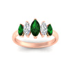 Load image into Gallery viewer, 2-carat-emerald-marquise-classic-wedding-band-5-stone-in-rose-gold-fdwb8008mqgemgrangle5-2.00ct-nl-rg.jpg