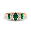 Load image into Gallery viewer, 2-carat-emerald-marquise-classic-wedding-band-5-stone-in-rose-gold-fdwb8008mqgemgrsleep-2.00ct-nl-rg.jpg