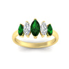 Load image into Gallery viewer, 2-carat-emerald-marquise-classic-wedding-band-5-stone-in-yellow-gold-fdwb8008mqgemgrangle5-2.00ct-nl-yg.jpg