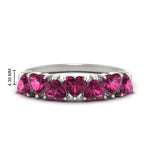 Load image into Gallery viewer, 2-carat-heart-shape-pink-sapphire-anniversary-wedding-ring-in-white-gold-FD9600HTBGSADRPI-2.00CT-NL-WG-HW