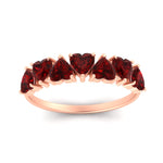 Load image into Gallery viewer, 2-carat-heart-shape-ruby-anniversary-wedding-ring-in-rose-gold-FD9600HTBGRUDRANGLE5-2.00CT-NL-RG