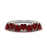 Load image into Gallery viewer, 2-carat-heart-shape-ruby-anniversary-wedding-ring-in-white-gold-FD9600HTBGRUDR-2.00CT-NL-WG
