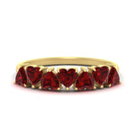 Load image into Gallery viewer, 2-carat-heart-shape-ruby-anniversary-wedding-ring-in-yellow-gold-FD9600HTBGRUDR-2.00CT-NL-YG