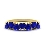 Load image into Gallery viewer, 2-carat-heart-shape-sapphire-anniversary-wedding-ring-in-yellow-gold-FD9600HTBGSABL-2.00CT-NL-YG