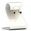 Load image into Gallery viewer, 2-carat-heart-shaped-emerald-studs-earrings-in-rose-gold-FDEAR9225HTGEMGR-2.00 CT-NL-RG