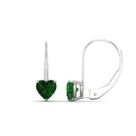 Load image into Gallery viewer, 2-carat-heart-shaped-emerald-studs-earrings-in-white-gold-FDEAR9225HTGEMGR-2.00 CT-NL-WG