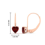 Load image into Gallery viewer, 2-carat-heart-shaped-ruby-studs-earrings-in-rose-gold-FDEAR9225HTGRUDR-2.00 CT-NL-RG