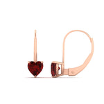 Load image into Gallery viewer, 2-carat-heart-shaped-ruby-studs-earrings-in-rose-gold-FDEAR9225HTGRUDR-2.00 CT-NL-RG
