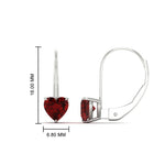 Load image into Gallery viewer, 2-carat-heart-shaped-ruby-studs-earrings-in-white-gold-FDEAR9225HTGRUDR-2.00 CT-NL-WG